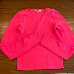 Never worn, Alice & Olivia pink long sleeve. Size medium